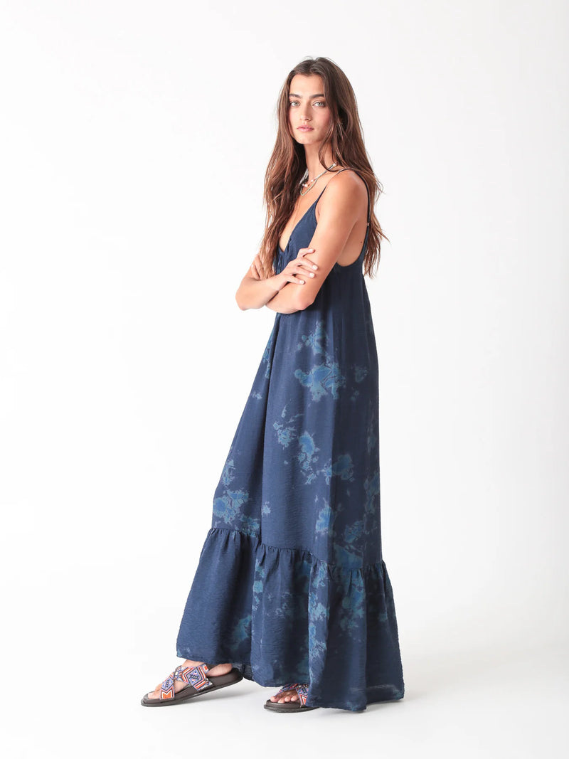 Laney Dress - Indigo Ice