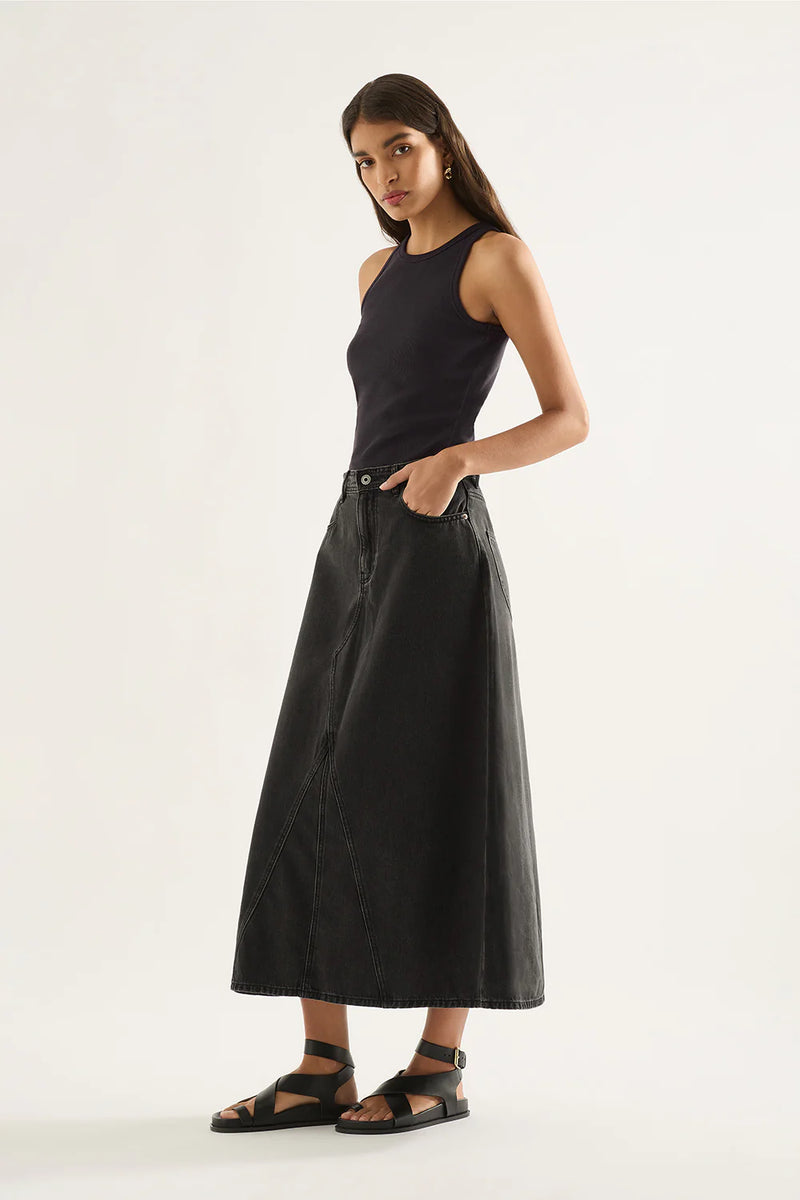 Ruby Skirt - Aged Black