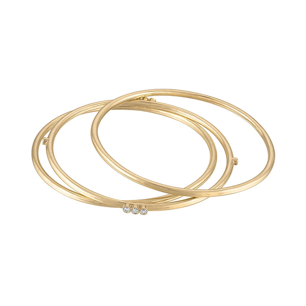 Eternity Bangle with Diamonds