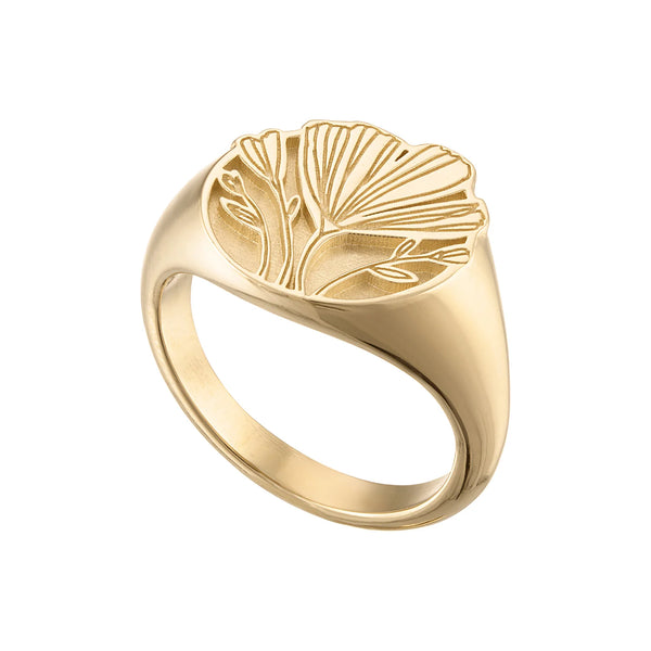 Flora Sagrada Signet Ring