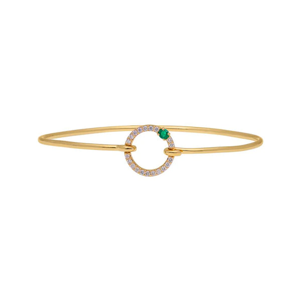 In Between Circles - Diamond Bracelet