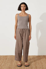 PEWTER ORGANIC COTTON PANT