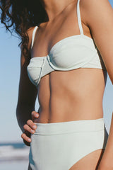 SEAGLASS TEXTURED BALCONETTE BRA CUP