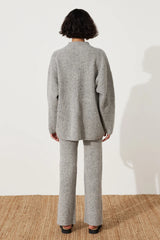 Grey Mist Rws Merino Wool Blend Knit Jumper